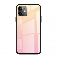 Obal pre iPhone 11 | Kryt Gradient Glass Durable pink
