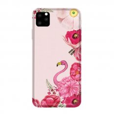 Obal pre iPhone 11 Pro Max | Kryt FUNNY CASE pink flamingo