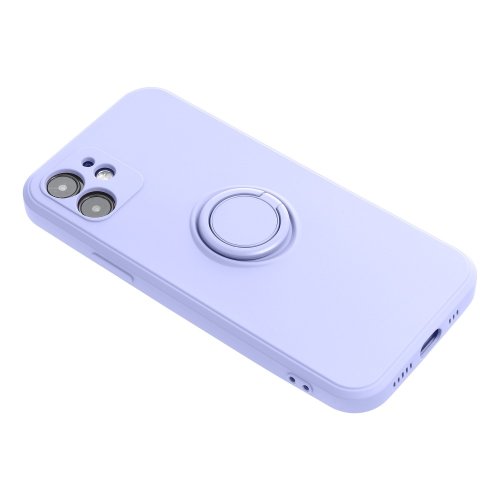 Obal pre iPhone 7 / 8 / SE 2020 / SE 2022 | Kryt Forcell SILICONE RING violet