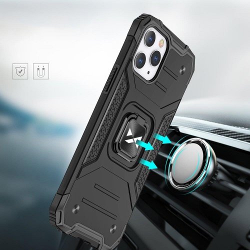 Obal pre iPhone 13 Pro Max | Kryt Wozinsky Ring Armor modrý
