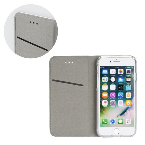 Obal pre iPhone X / iPhone XS | Kryt Forcell MAGIC Book silver