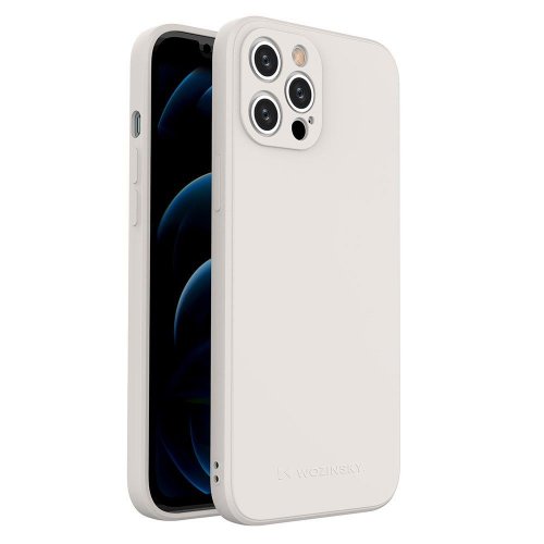 Obal pre iPhone 12 Pro Max | Kryt Wozinsky silicone biely