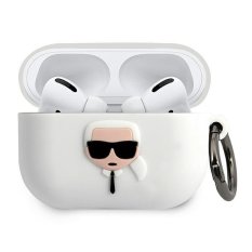 Obal pre AirPods Pro / AirPods Pro 2 | Karl Lagerfeld KLACAPSILGLBK white