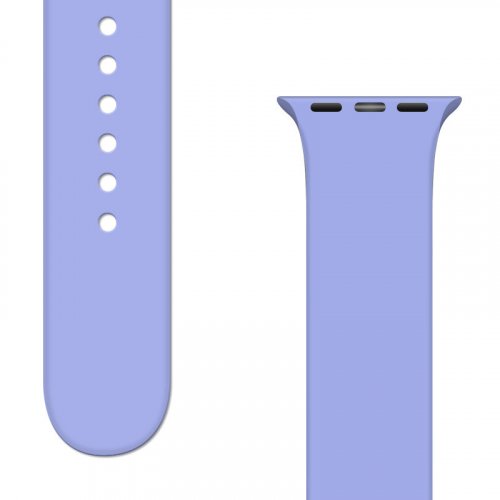 Remienky pre Apple Watch 4 / 5 / 6 / 7 / 8 / SE / Ultra (42 / 44 / 45mm) | Silicone Strap APS purple
