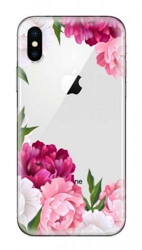 Obal pre iPhone XS Max | Kryt FUNNY CASE flowers of the world