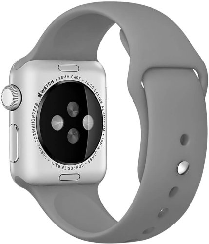Remienky pre Apple Watch 4 / 5 / 6 / 7 / 8 / SE (38 / 40 / 41mm) | Silicone Strap APS white