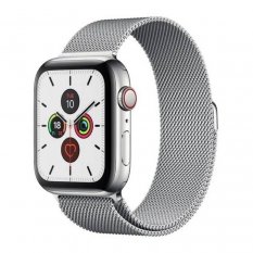 Remienky pre Apple Watch 4 / 5 / 6 / 7 / SE (38 / 40 / 41mm) | Magnetic silver