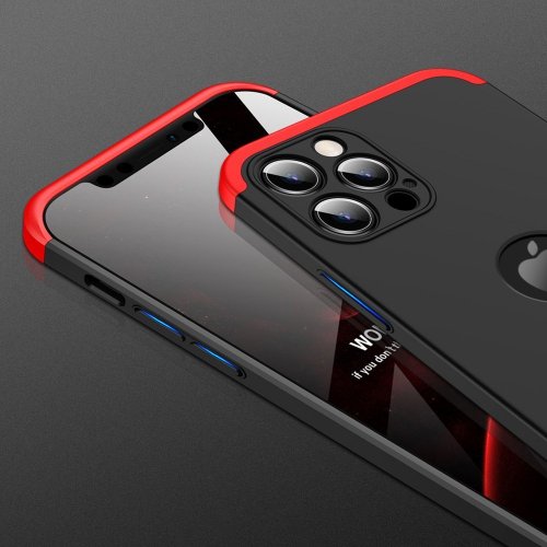Obal pre iPhone 12 Pro | Kryt GKK 360  red-black