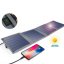 Solárna nabíjačka | Choetech Travel Solar Solar PV Charger 14W with USB 5V / 2.4A Solar Panel Gray (SC004)