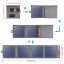 Solárna nabíjačka | Choetech Travel Solar Solar PV Charger 14W with USB 5V / 2.4A Solar Panel Gray (SC004)