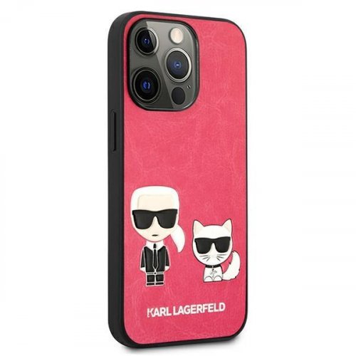 Obal pre iPhone 13 Pro | Kryt Karl Lagerfeld KLHCP13LPCUSKCP Ikonik Karl & Choupette