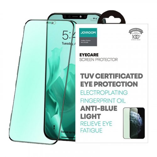 Ochranné tvrdené sklo iPhone 12 / iPhone 12 Pro | Joyroom (JR-PF599) Knight Series 2,5D Anti Blue Light filter
