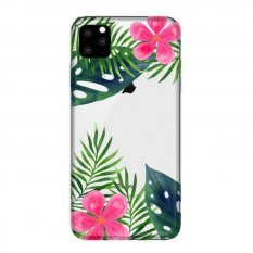 Obal pre iPhone 11 | Kryt FUNNY CASE leaves and flowers