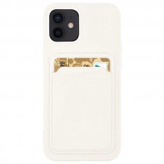Obal pre iPhone 13 | Kryt silicone card biely