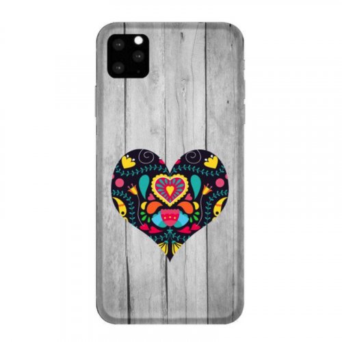 Obal pre iPhone 11 Pro Max | Kryt FUNNY CASE black heart