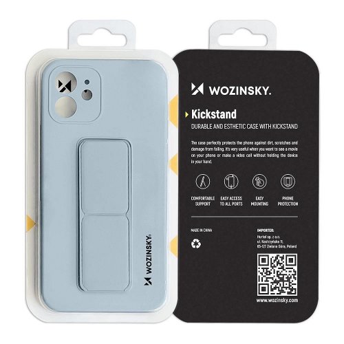 Obal pre iPhone 12 Pro | Kryt Wozinsky Kickstand silicone žltý
