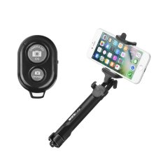 Selfie tyč Blun bluetooth spúšť black