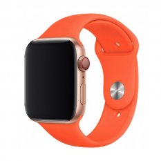 Remienky pre Apple Watch 4 / 5 / 6 / 7 / SE (38 / 40 / 41mm) | Tactical silicone orange