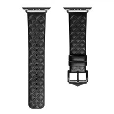 Remienky pre Apple Watch 4 / 5 / 6 / 7 / 8 / SE / Ultra (42 / 44 / 45mm) | Dux Ducis Genuine Leather čierny