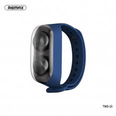 Bezdrôtové slúchadlá - Remax wristband-15 blue