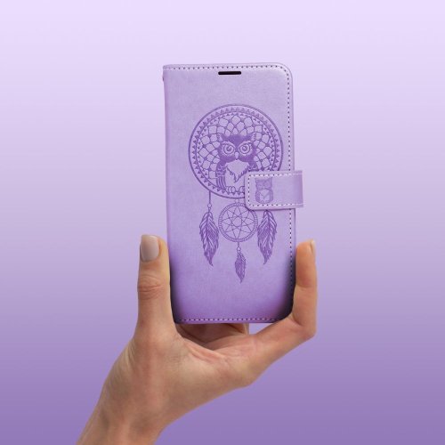 Obal pre iPhone 7 / 8 / SE 2020 / SE 2022 | Kryt MEZZO Book dreamcatcher purple