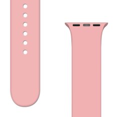 Remienky pre Apple Watch 4 / 5 / 6 / 7 / 8 / SE / Ultra (42 / 44 / 45mm) | Silicone Strap APS pink