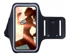 Armband športové puzdro pre telefón na rameno 5''-6'' čierne