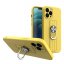 Obal pre iPhone 12 | Kryt silicone ring yellow